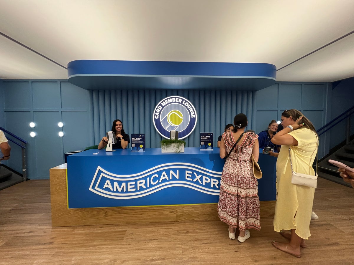 Amex US Open Card Member Lounge Entrance Desk