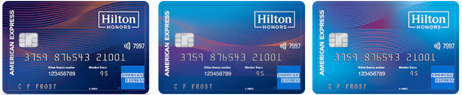 Hilton Amex card family