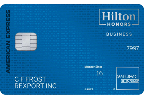 The Hilton Honors American Express Business Card